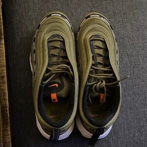 Nike Men's Khaki and Black Sneakers